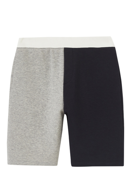 Color-Blocked Sweat Shorts